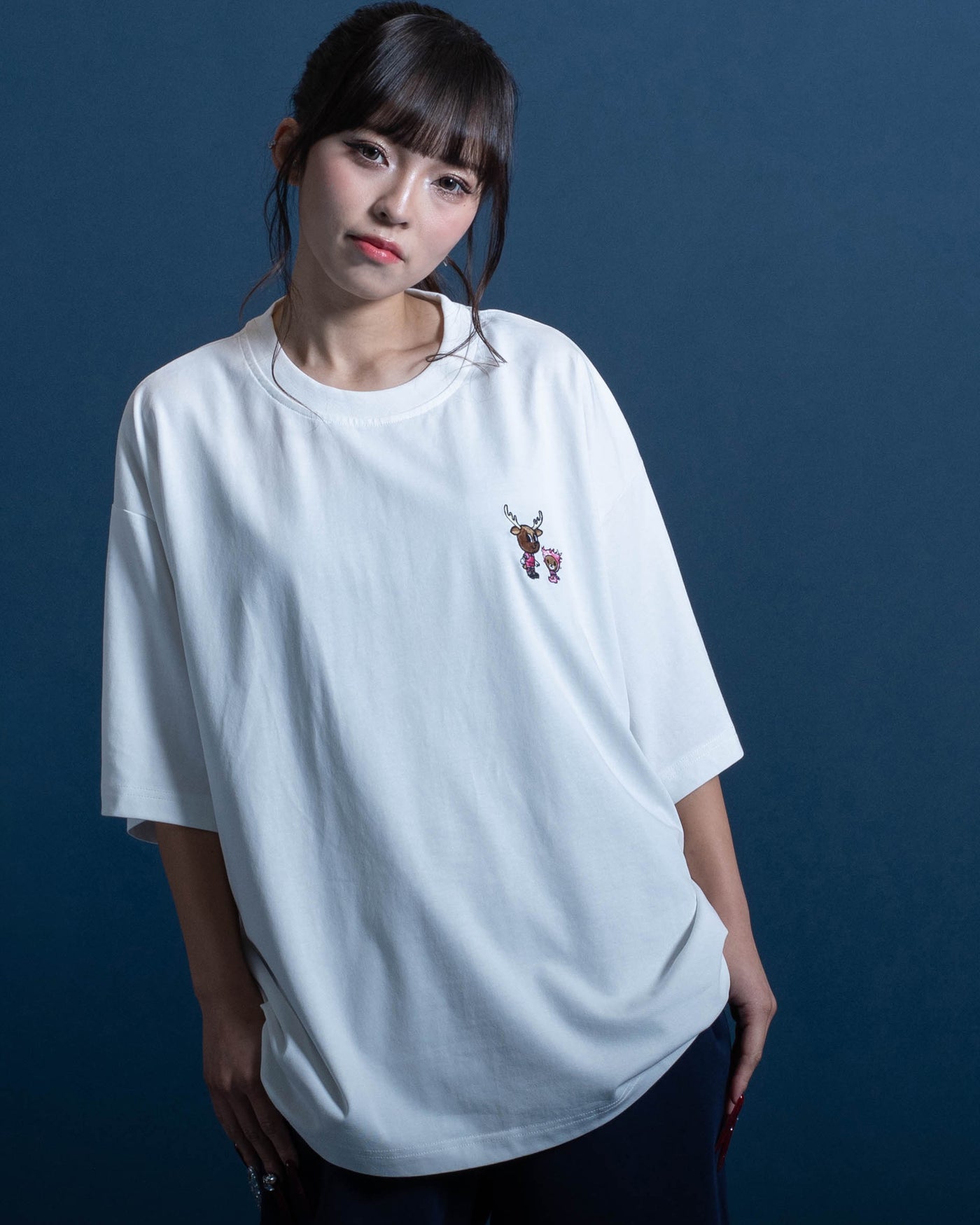 tokidoki × Antlers ワンポイント刺繍半袖Tシャツ（全2色）