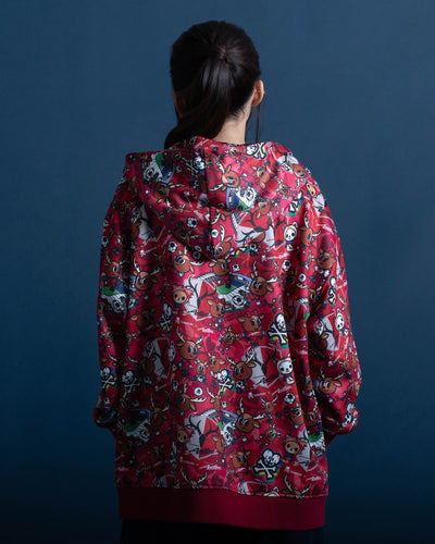 tokidoki × Antlers 総柄スウェットフルジップパーカー