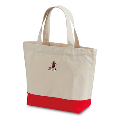 【受付終了】23選手刺繍キャンバスランチトート（RED）