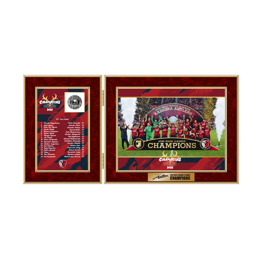 25J1リーグ優勝記念二つ折りメモリアルフォトフレーム【予約