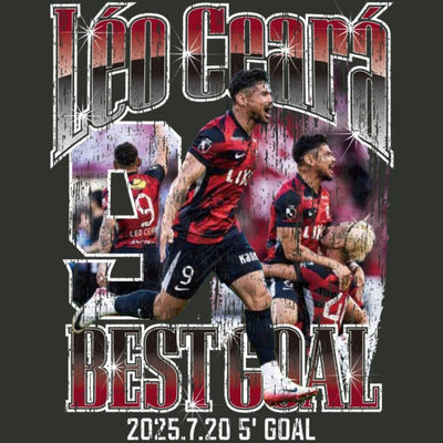 レオセアラ選手7月度ベストゴール賞受賞記念Tシャツ【受注】