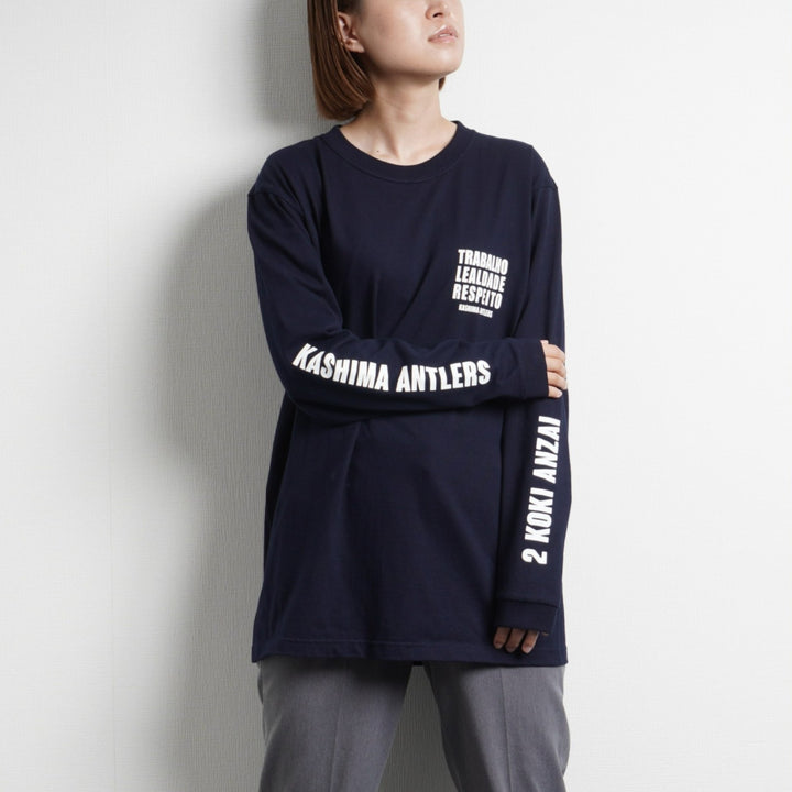 プレイヤーズロングスリーブTシャツ（NAVY）全33種【受注